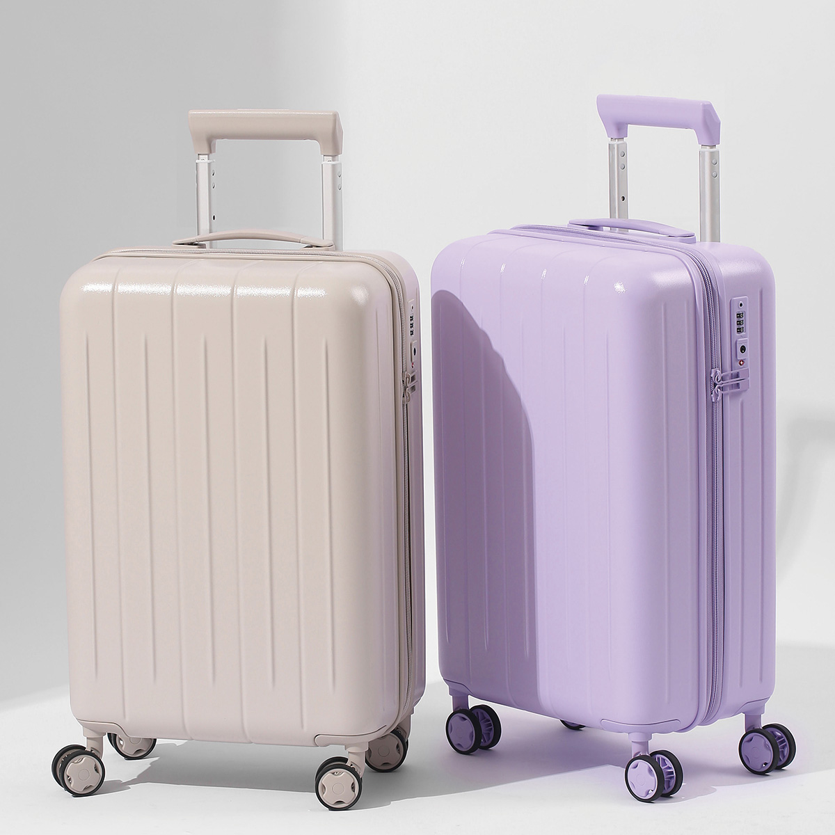 Spinner Wheel Rolling Suitcase 20 Inch - حقيبة سفر صلبة مقاس 20 بوصة،