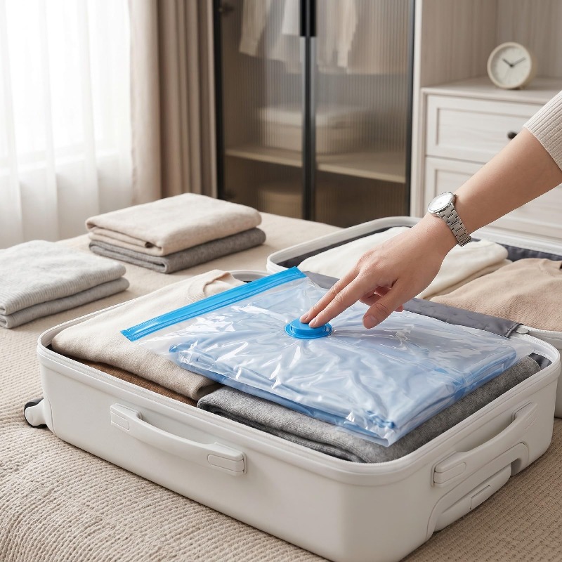 Foldable Rolling Luggage Bag - أكياس ضغط للسفر، أكياس قابلة للطي
