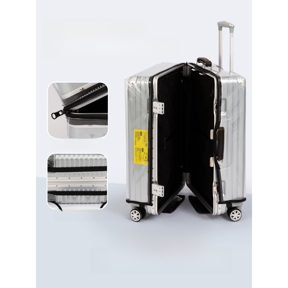 Luggage Protective Cover Transparent - غطاء واقي شفاف للأمتعة، درع مضاد