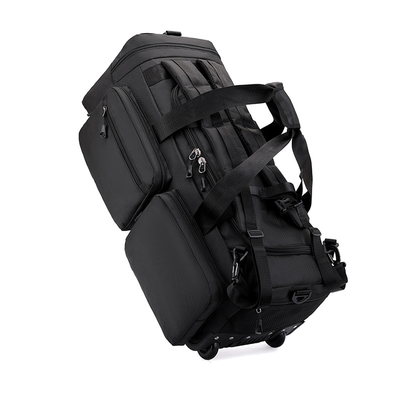 Foldable Rolling Luggage Bag - حقيبة سفر جديدة من قماش أوكسفورد
