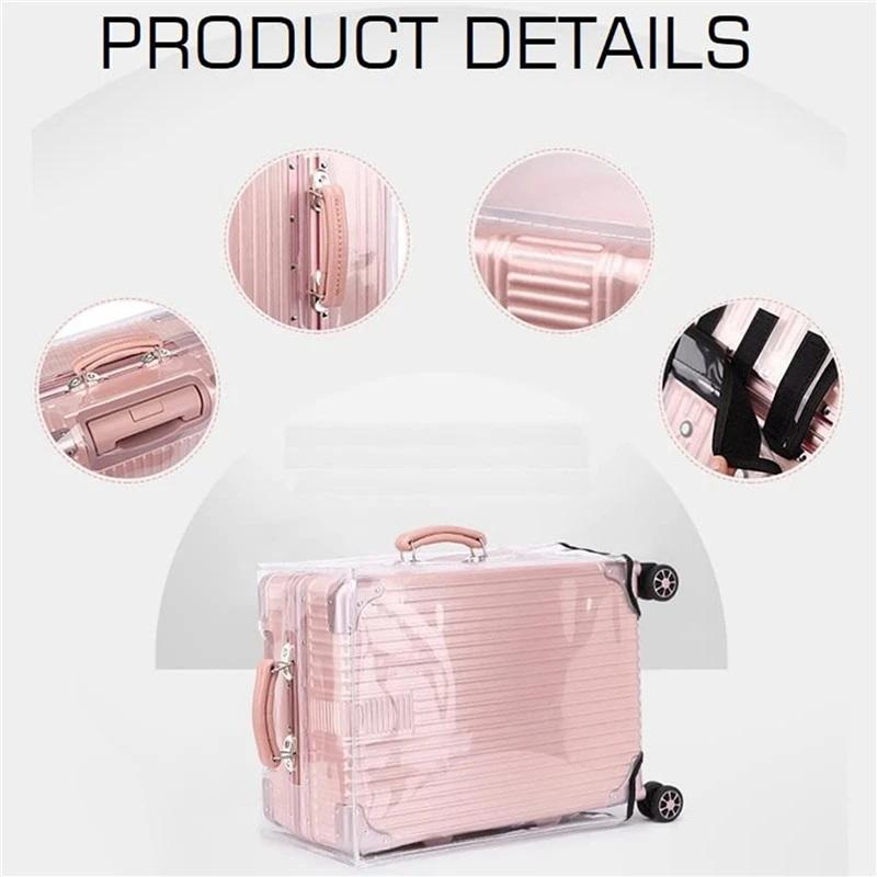 غطاء حقيبة سفر شفاف من البولي  - مراجعة Luggage Protective Cover Transparent وسعره