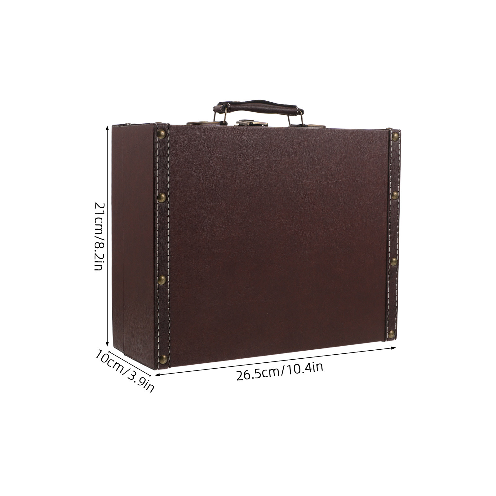 صندوق تخزين خشبي بتصميم عتيق،  - مراجعة Retro Vintage Trunk Suitcase وسعره
