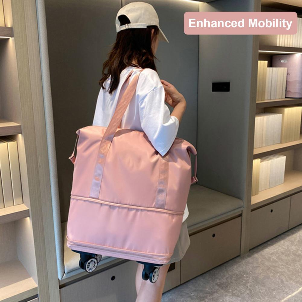 حقيبة سفر قابلة للتوسيع، حقيبة - مراجعة Foldable Rolling Luggage Bag وسعره