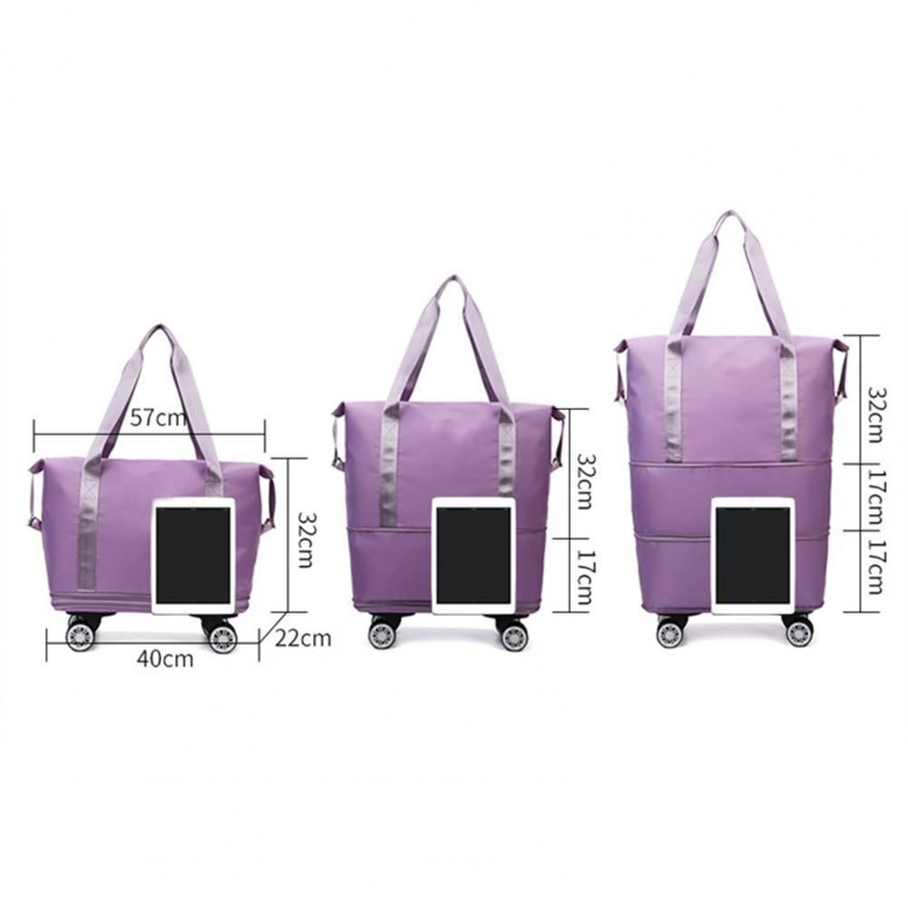 حقيبة سفر قابلة للتوسيع، حقيبة - مراجعة Foldable Rolling Luggage Bag وسعره