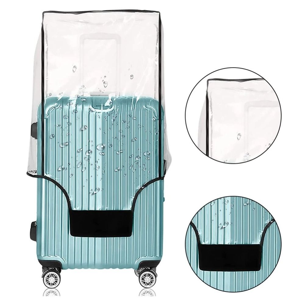 غطاء حماية جديد للأمتعة أثناء  - مراجعة Luggage Protective Cover Transparent وسعره
