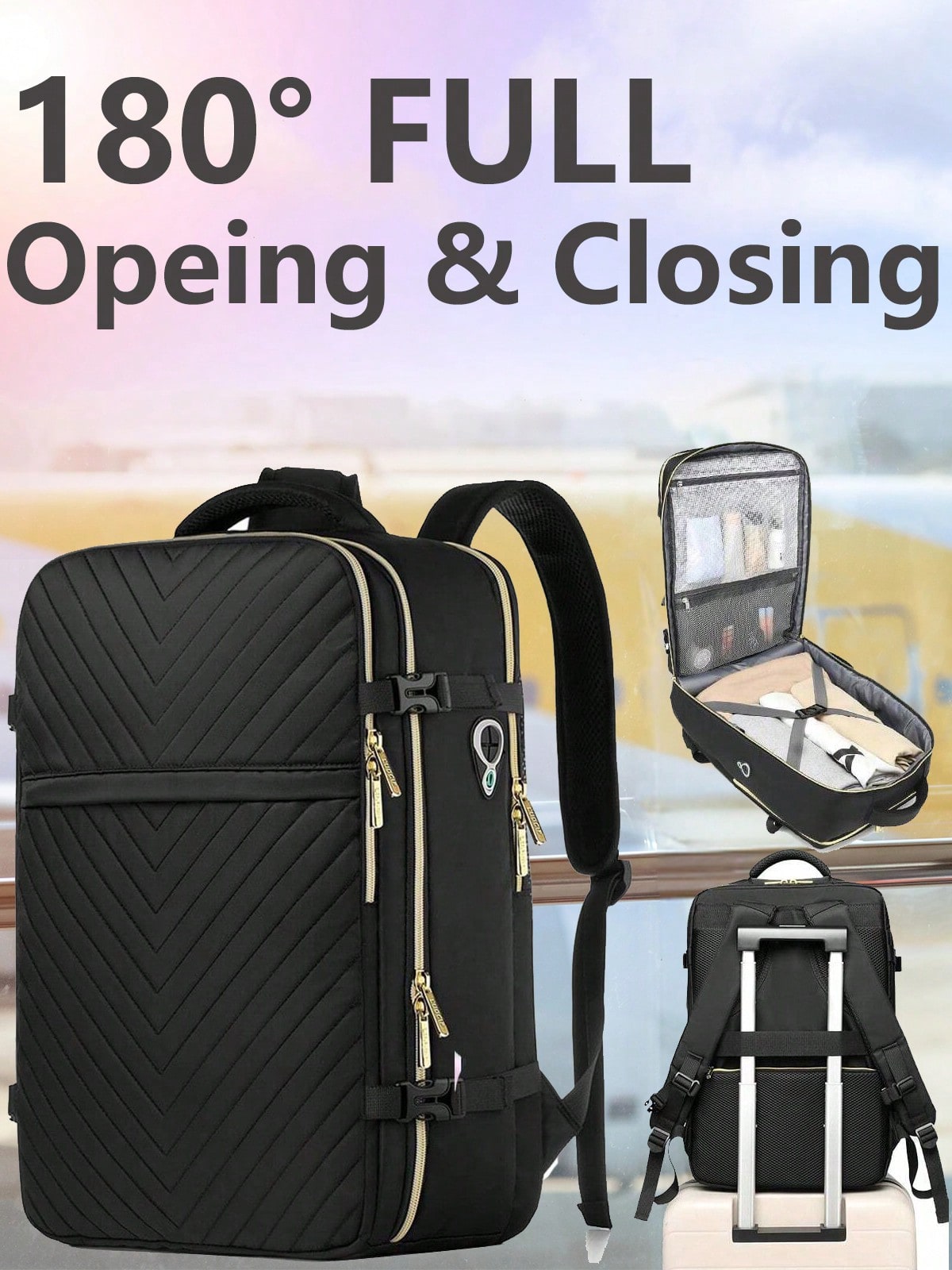 حقيبة ظهر كبيرة للسفر - معتمدة - مراجعة Luggage وسعره