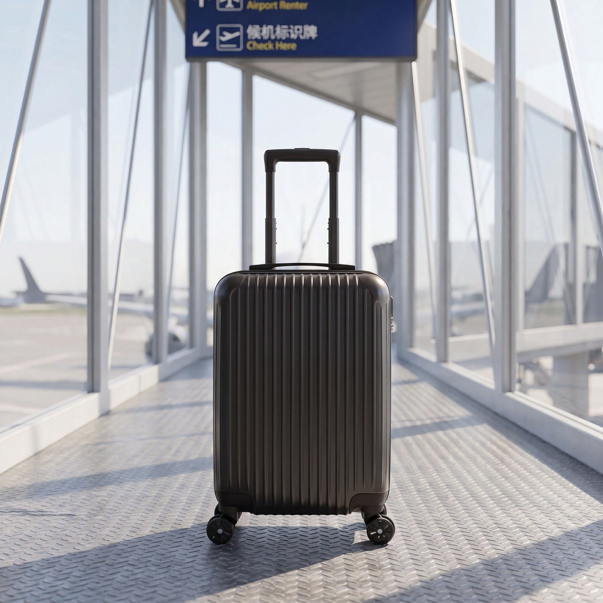 حقيبة سفر صلبة مقاس 20 بوصة مص - مراجعة Cabin Size Lightweight Travel Trolley وسعره