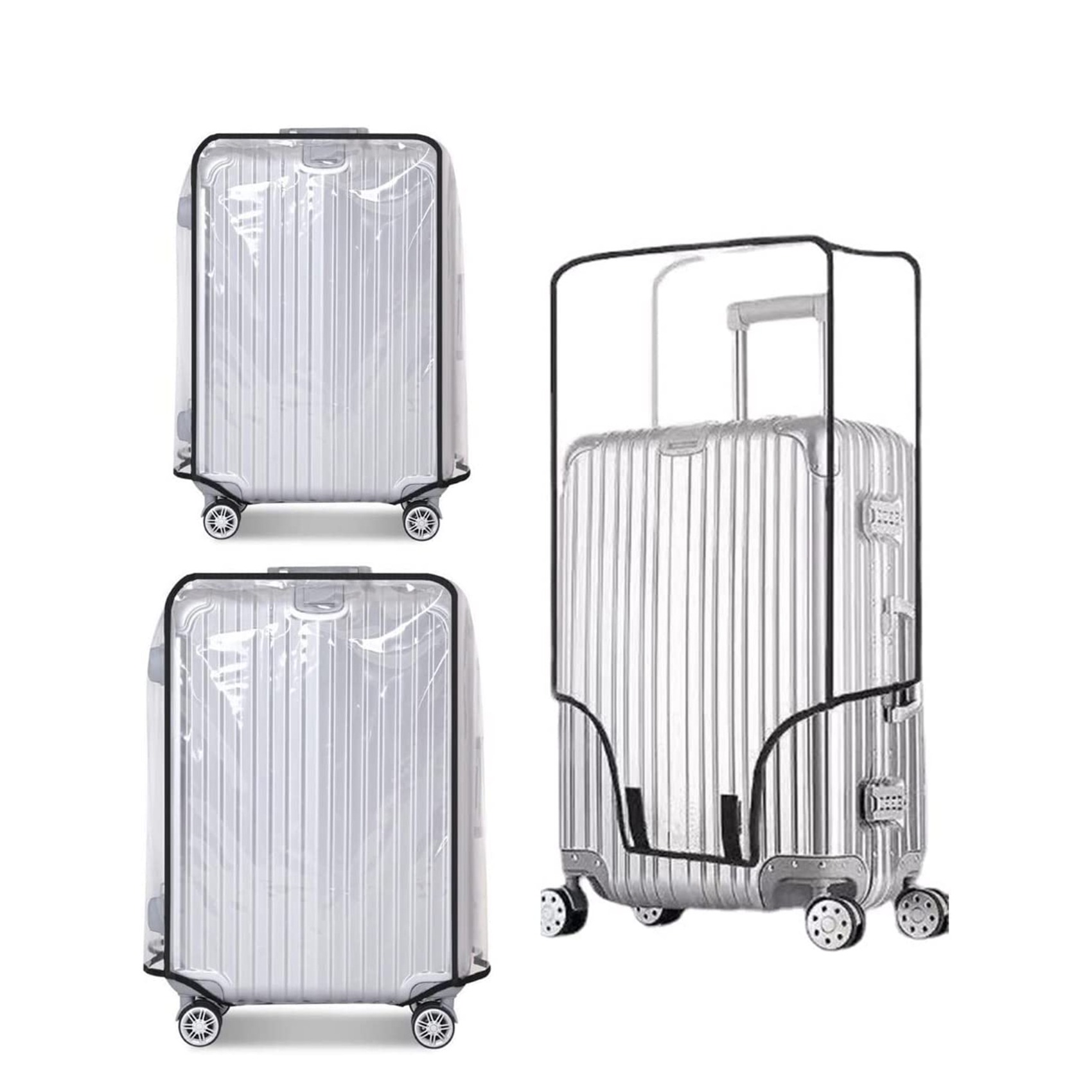غطاء حماية جديد شفاف بالكامل ل - مراجعة Waterproof Suitcase Cover Protector وسعره
