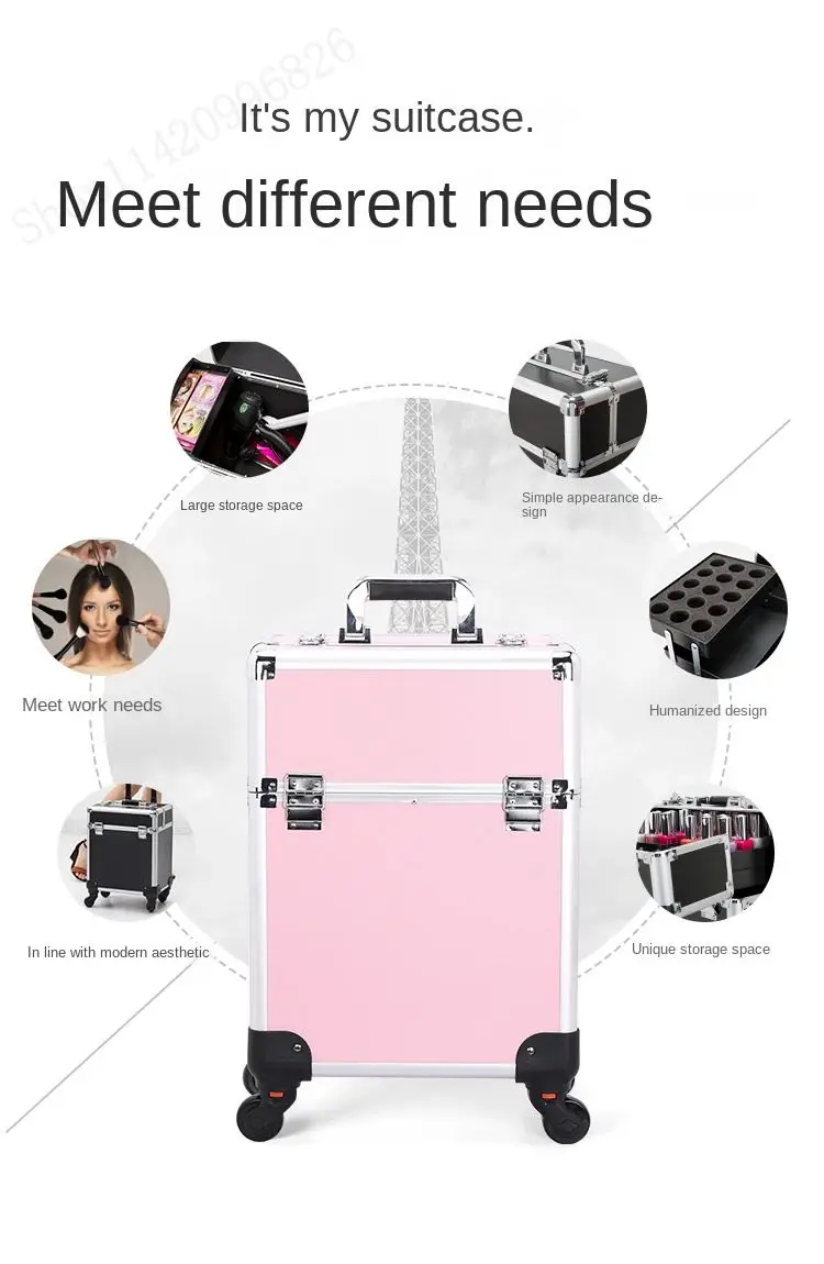 حقيبة مكياج احترافية كبيرة الس - مراجعة Luggage وسعره