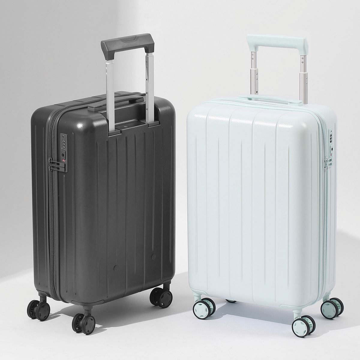 حقيبة سفر صلبة مقاس 20 بوصة، م - مراجعة Spinner Wheel Rolling Suitcase 20 Inch وسعره