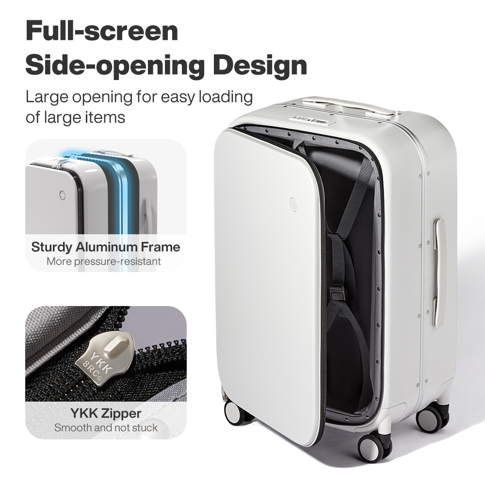 حقيبة Mixi الجديدة بإطار من ال - مراجعة Aluminum Frame Carry On Luggage وسعره