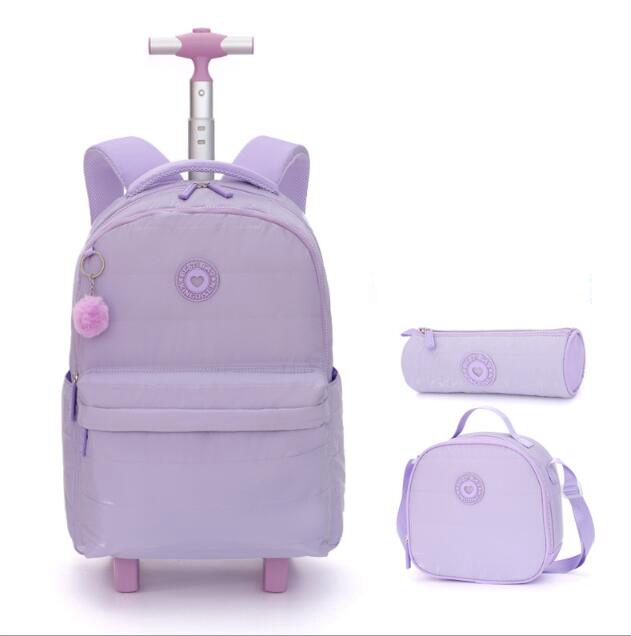 حقيبة ظهر مدرسية بعجلات مقاس 1 - مراجعة Foldable Rolling Luggage Bag وسعره