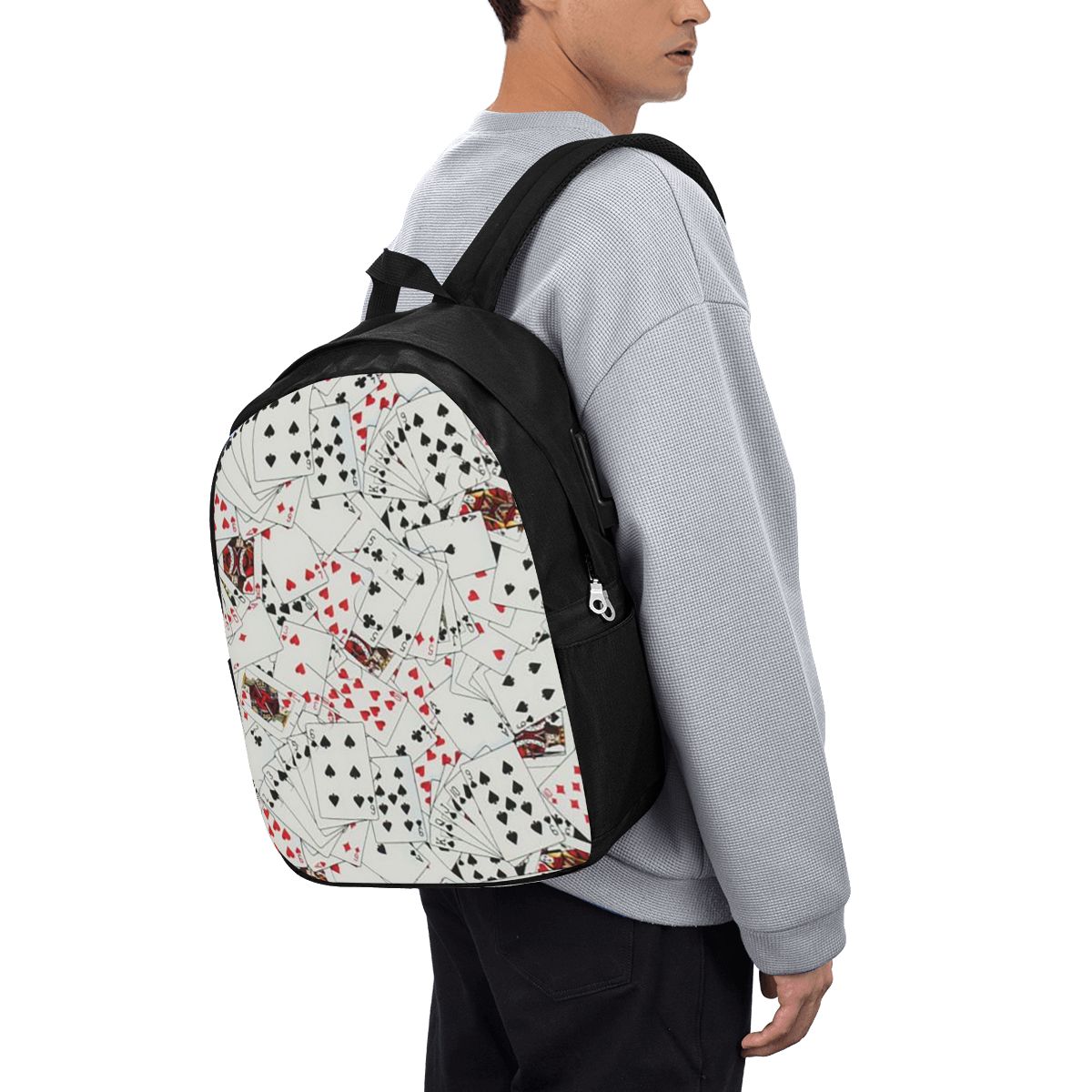 حقيبة ظهر مطبوعة بتصميم أوراق  - مراجعة Travel Bags وسعره