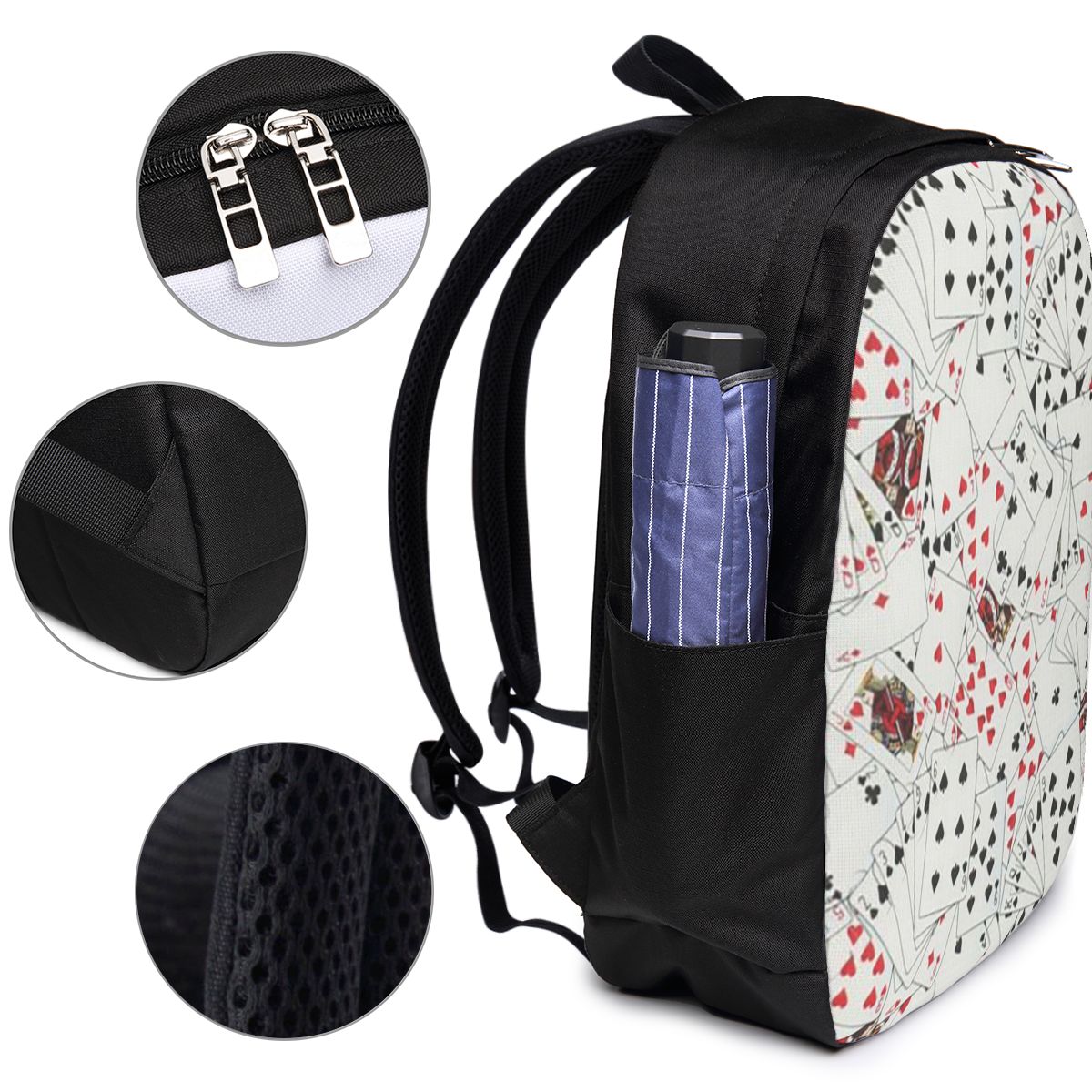 حقيبة ظهر مطبوعة بتصميم أوراق  - مراجعة Travel Bags وسعره