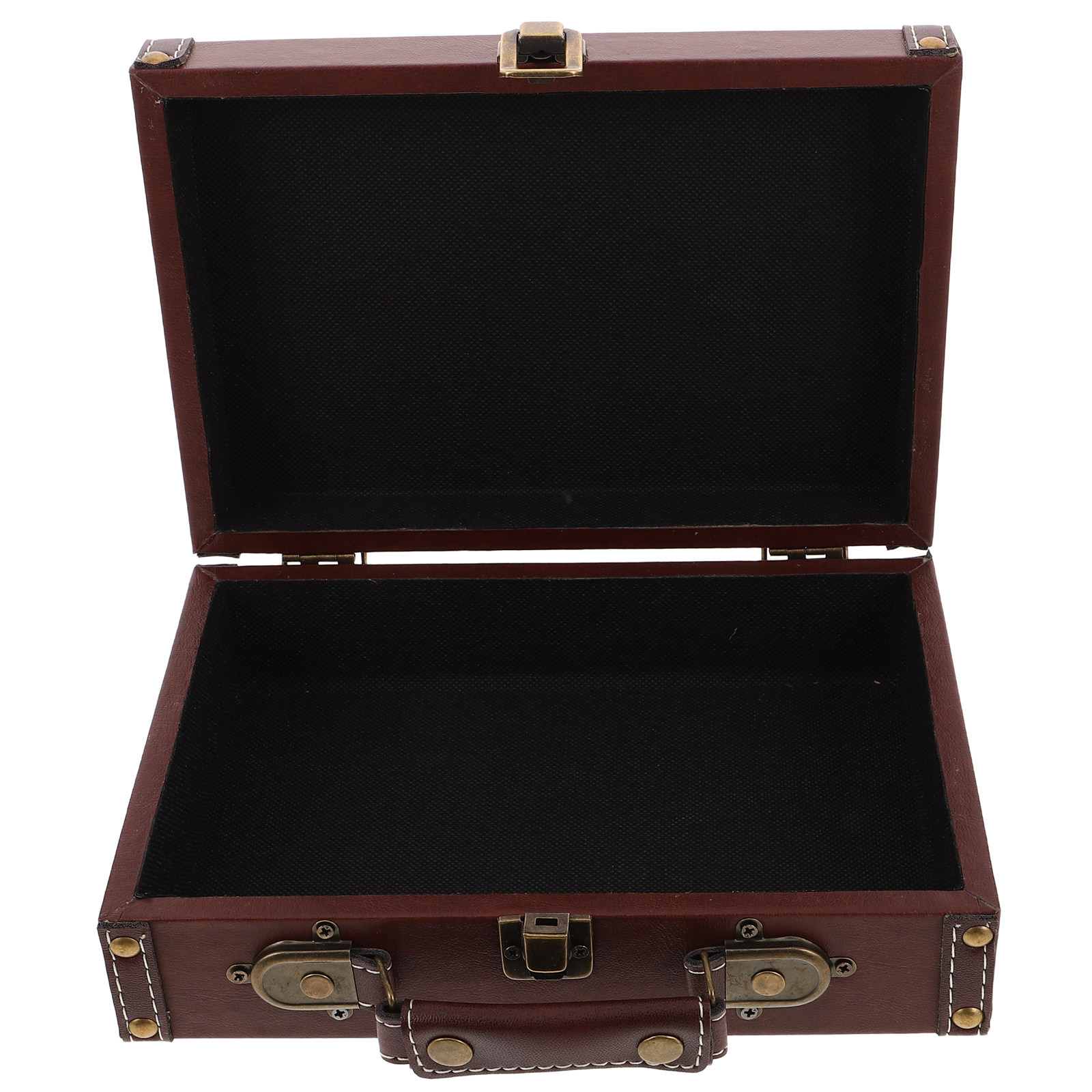 صندوق تخزين خشبي عتيق بتصميم ح - مراجعة Retro Vintage Trunk Suitcase وسعره