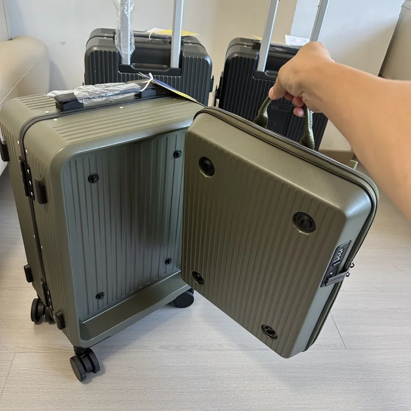 حقيبة سفر 2 في 1 قابلة للفصل م - مراجعة Aluminum Frame Carry On Luggage وسعره