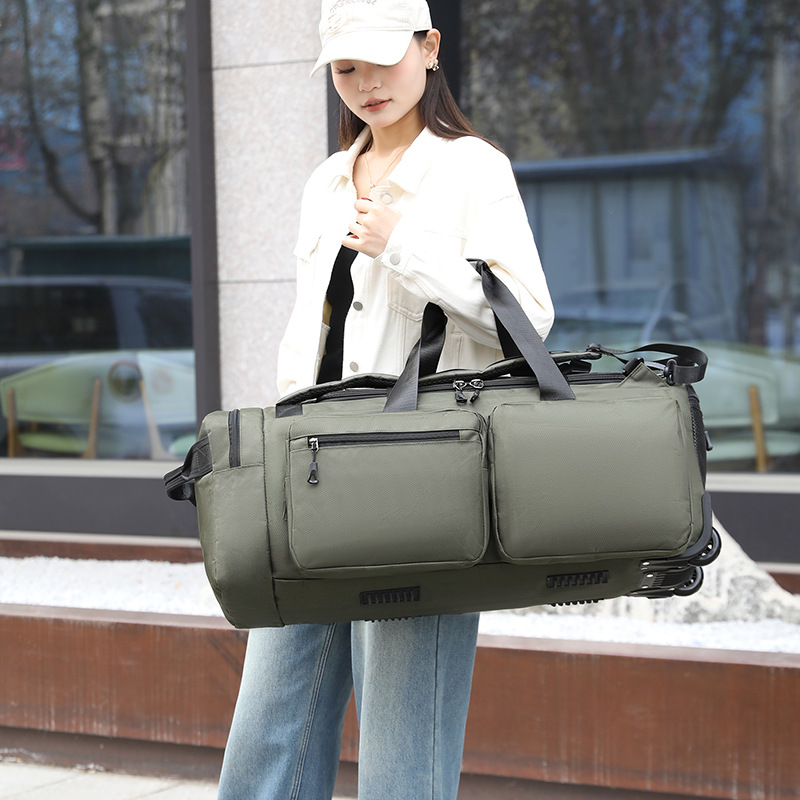 حقيبة سفر جديدة من قماش أوكسفو - مراجعة Foldable Rolling Luggage Bag وسعره