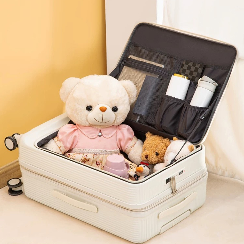 حار! جديد 20/22/24/26/28 بوصة  - مراجعة Front Opening Laptop Luggage 24 Inch وسعره