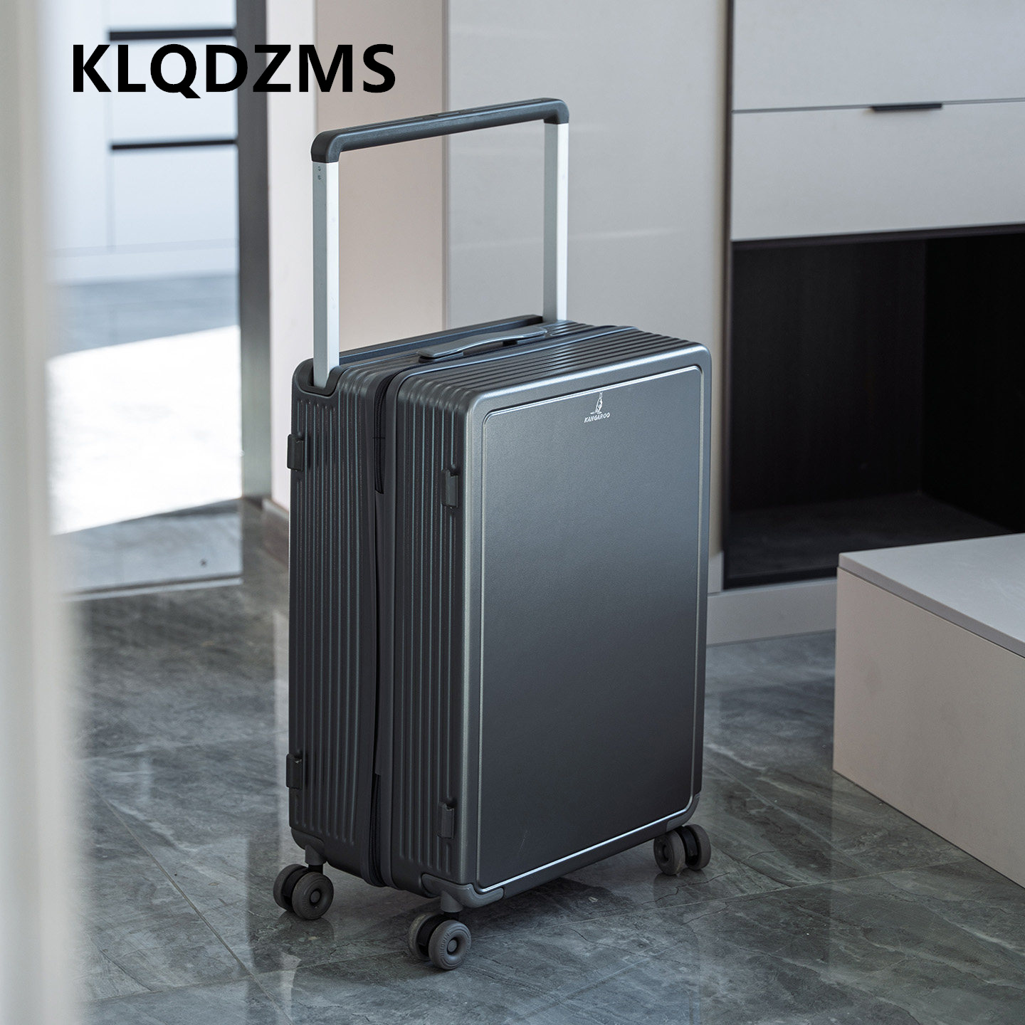حقيبة سفر KLQDZMS من مادة ABS+ - مراجعة Spinner Wheel Rolling Suitcase 20 Inch وسعره