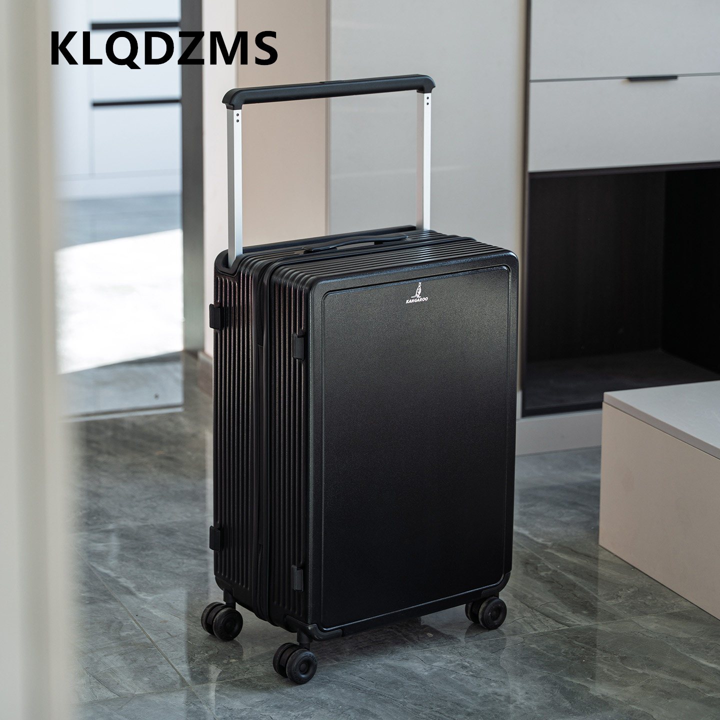 حقيبة سفر KLQDZMS من مادة ABS+ - مراجعة Spinner Wheel Rolling Suitcase 20 Inch وسعره