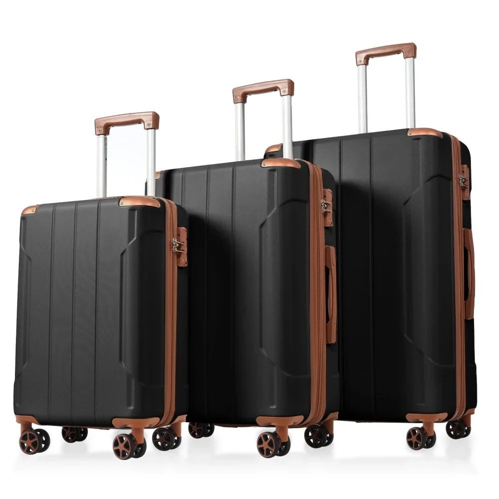 مجموعة حقائب سفر من 3 قطع، حقا - مراجعة Expandable Hard Shell Luggage Set وسعره