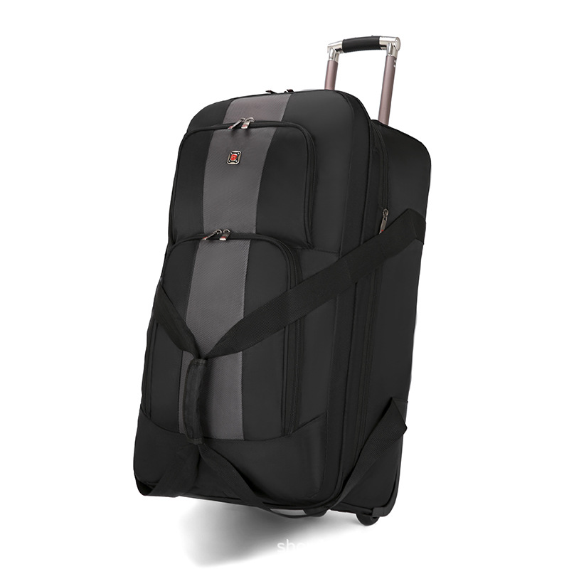 حقيبة سفر متينة بعجلات قابلة ل - مراجعة Foldable Rolling Luggage Bag وسعره