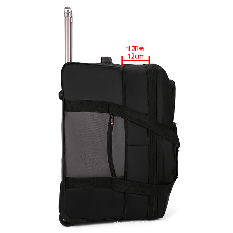 حقيبة سفر متينة بعجلات قابلة ل - مراجعة Foldable Rolling Luggage Bag وسعره