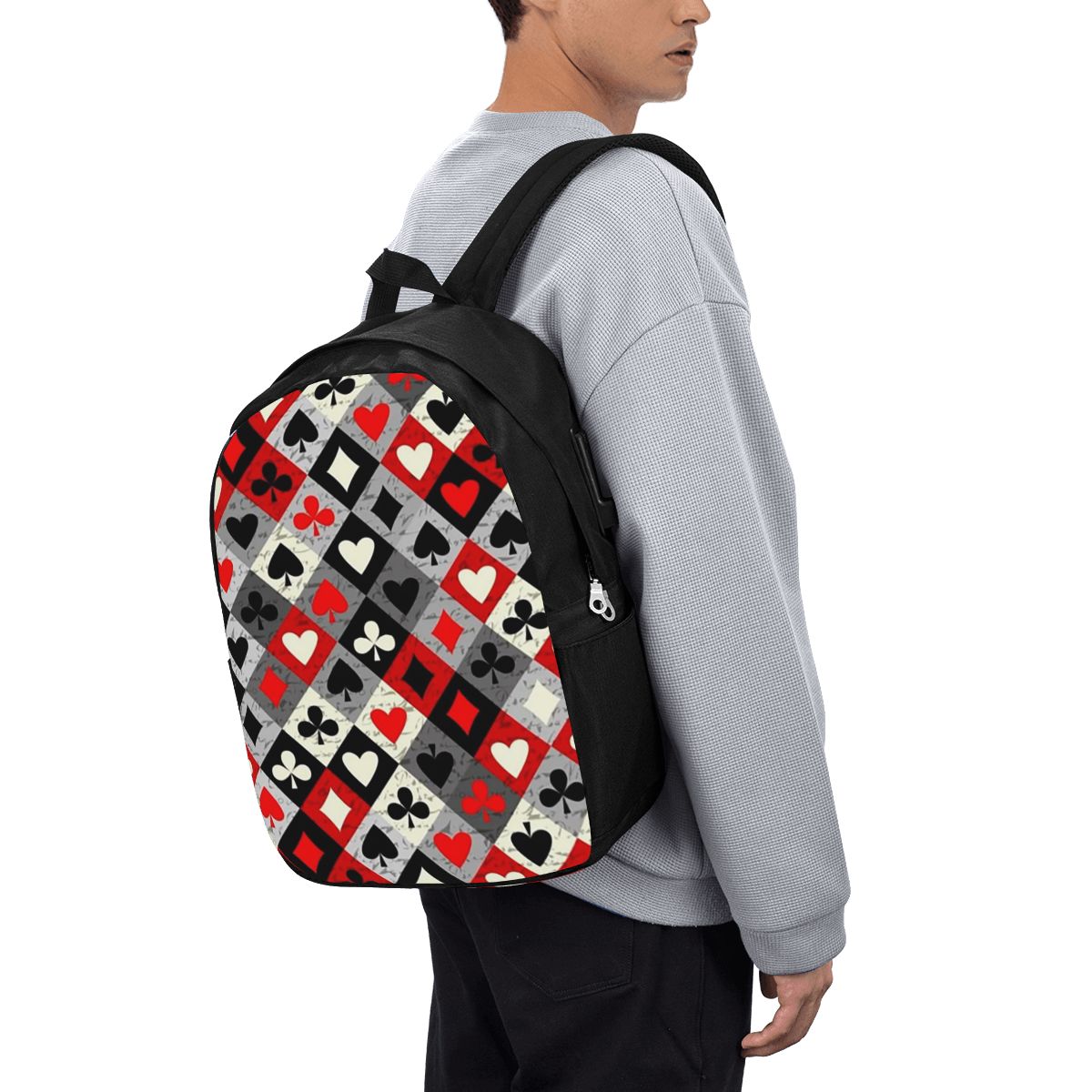حقيبة ظهر مطبوعة بتصميم أوراق  - مراجعة Travel Bags وسعره