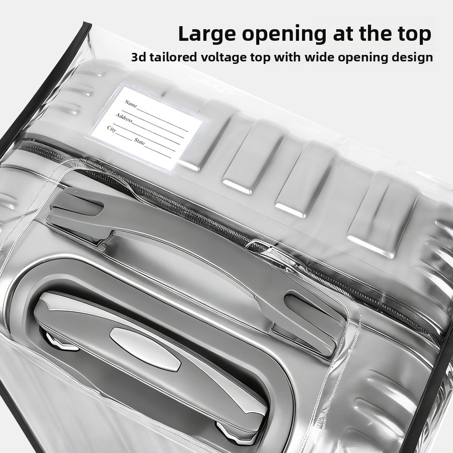 غطاء أمتعة شفاف من البولي فيني - مراجعة Luggage Protective Cover Transparent وسعره