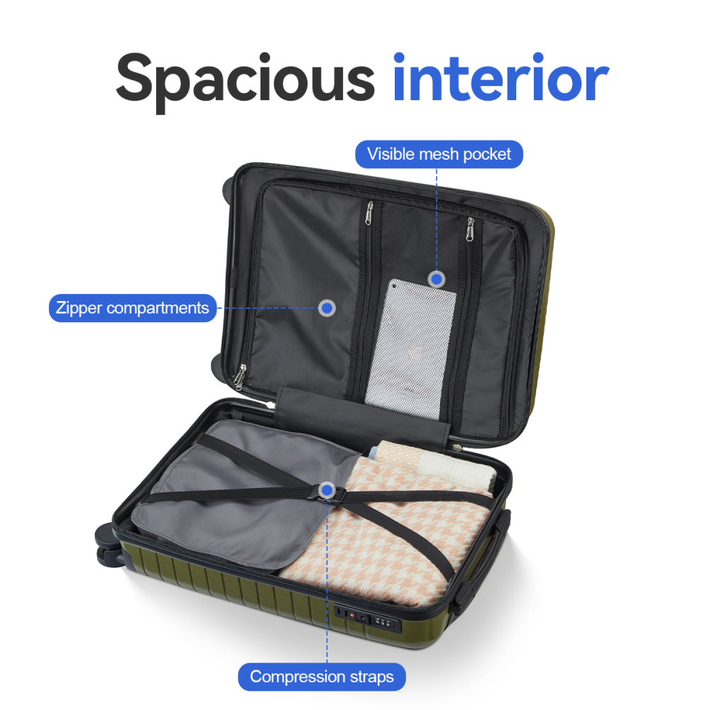 مجموعة حقائب سفر مكونة من 5 قط - مراجعة Foldable Rolling Luggage Bag وسعره