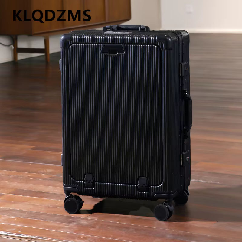 حقيبة سفر KLQDZMS مقاس 20 و24  - مراجعة Front Opening Laptop Luggage 24 Inch وسعره