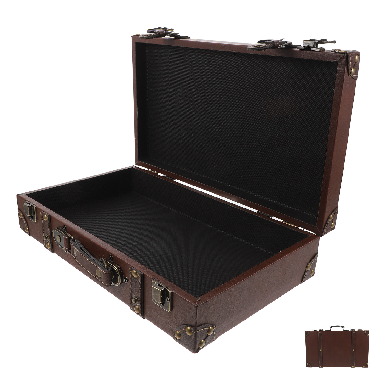 حقيبة سفر بريطانية عتيقة، صندو - مراجعة Retro Vintage Trunk Suitcase وسعره