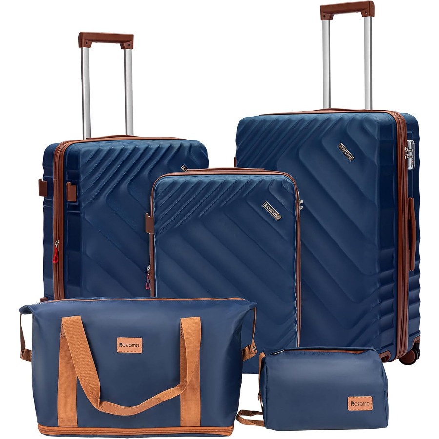 طقم حقائب سفر قابلة للتوسيع مك - مراجعة Expandable Hard Shell Luggage Set وسعره